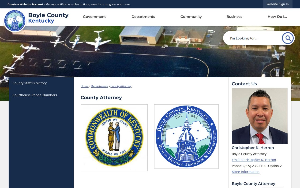 Boyle County court case prosecution office information